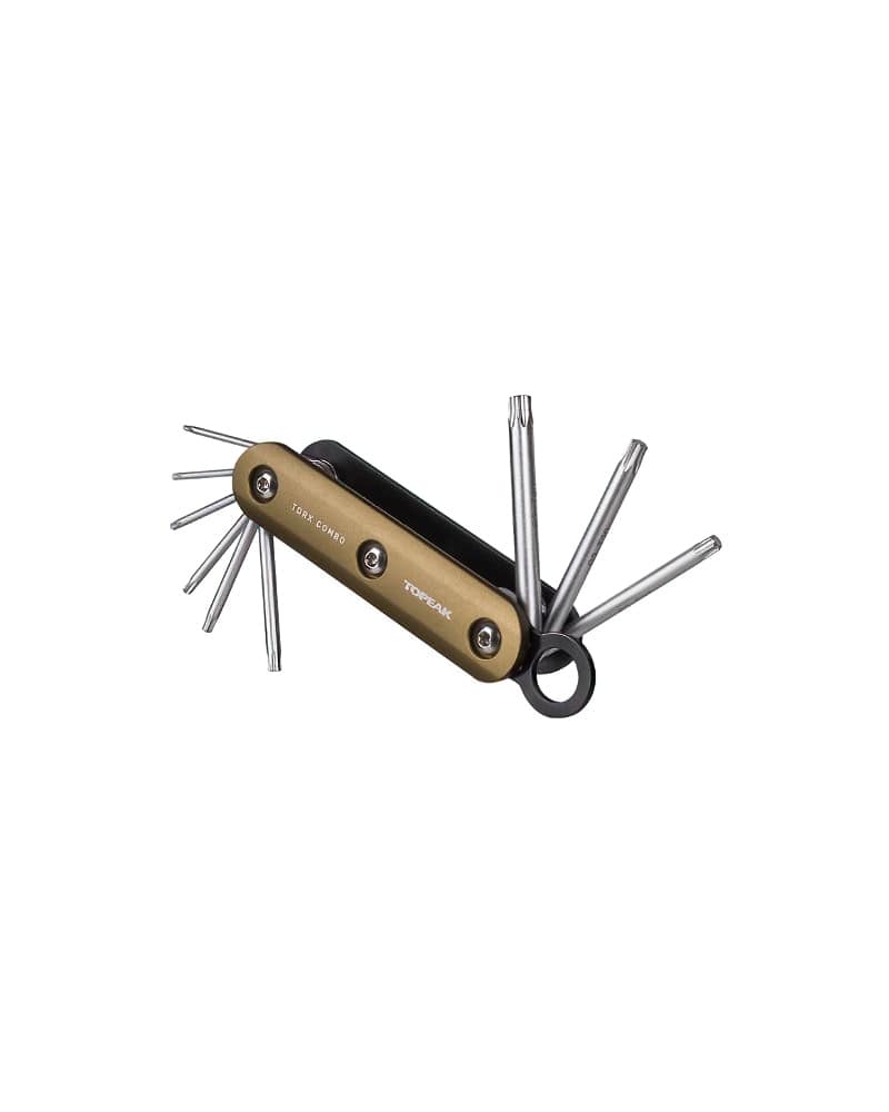 Topeak Torx Combo, Alumimum body (9pcs) CR-V Torx Tools, with key ring 1 Topeak Torx Combo Alumimum body w9pcs CR V Hex Tools wkey ring 1 DeNoiseAI standard min