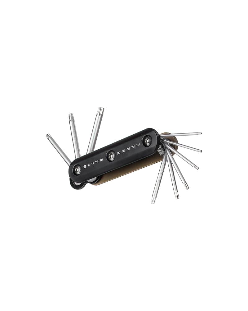 Topeak Torx Combo, Alumimum body (9pcs) CR-V Torx Tools, with key ring 4 Topeak Torx Combo Alumimum body w9pcs CR V Hex Tools wkey ring 2 DeNoiseAI standard min
