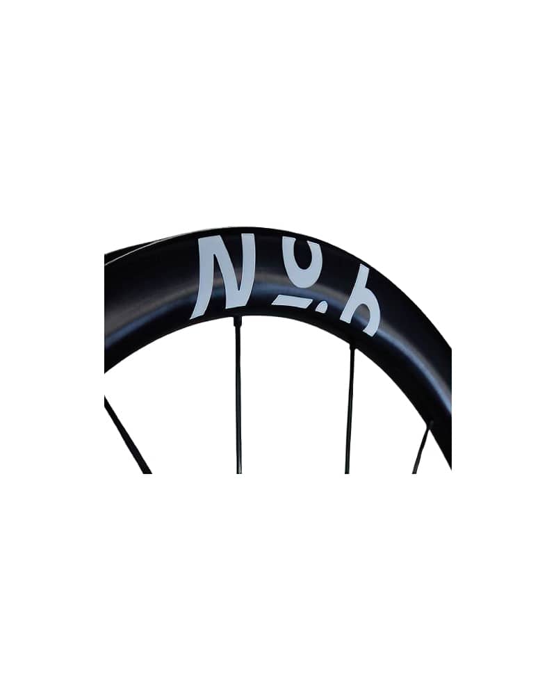 No6 Wheelset 28-28 / 30-30 / 42-48 / 52-58 / 58-65 (Shimano / XDR Freehub) (Black / White Decal) 8 No6 2828 Superlight Climb 2 DeNoiseAI standard