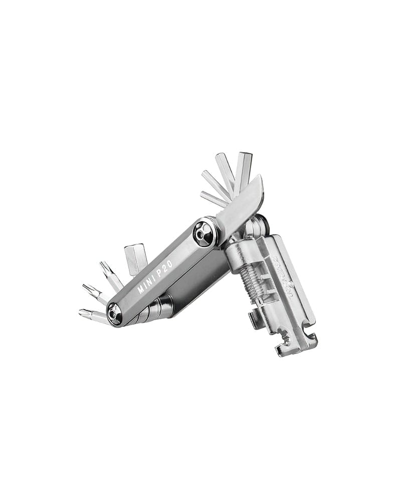Topeak Mini P20 Multi Tool (Silver) 1 Topeak Mini P20 Multi Tool Silver 1 DeNoiseAI standard min