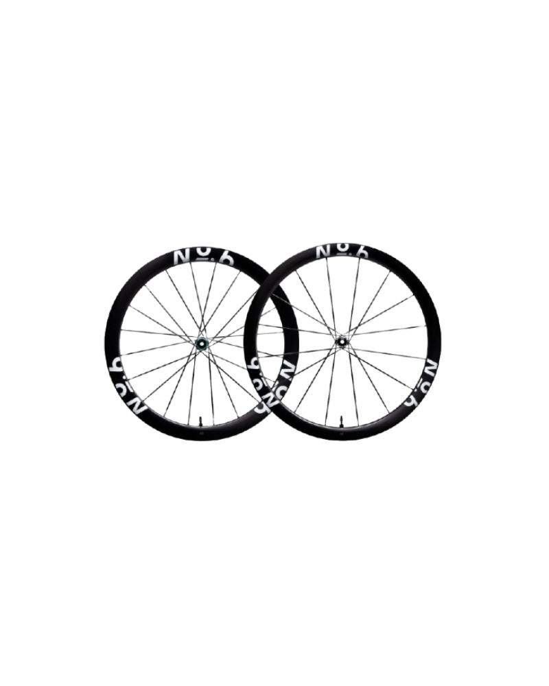 No6 Wheelset 28-28 / 30-30 / 42-48 / 52-58 / 58-65 (Shimano / XDR Freehub) (Black / White Decal) 9 No6 4248 Superlight All Round 1